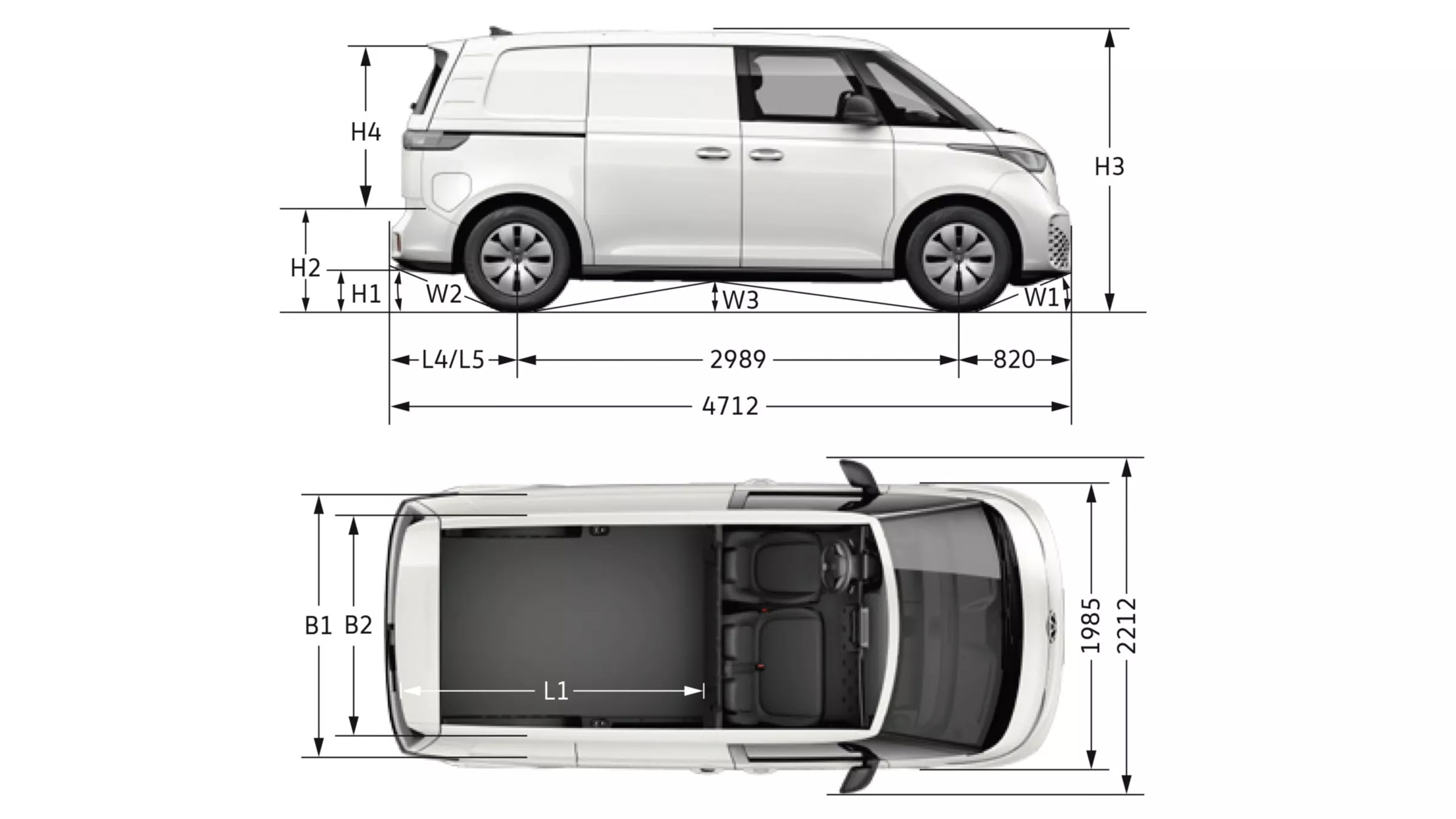 【COLOR iN ID】cargo long sk VW ID. Buzz Cargo Dimensions & Specifications | VW Vans